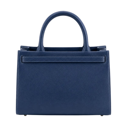 Bagnar Navy Refined Satchel Handbag