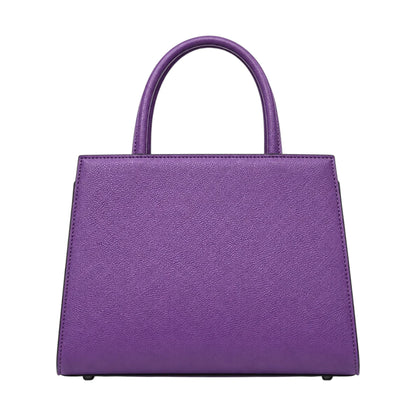 Bagnar Selora Structured Purple Satchel Handbag